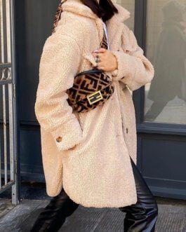 Women Winter Faux Fur Warm Long Coat Korean Teddy Coats