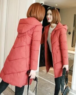 Women's Mid-length All-match Slim Down Padded Jacket