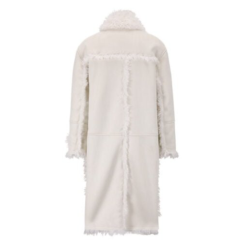 Women's Fur One-piece Long Coat - Image 2