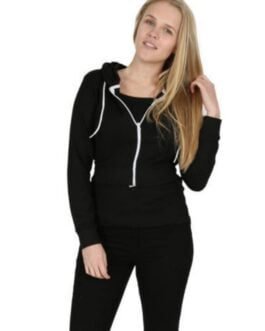 Women Summer Tops Drawstring Hooded Hood