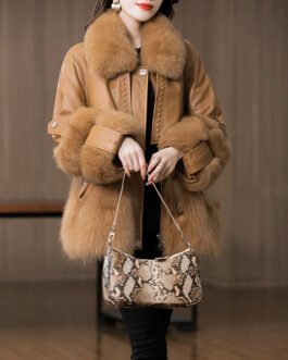 Young Genuine Leather Fur Coat Sheep Fur Fur All-in-one Coat Women's Coat