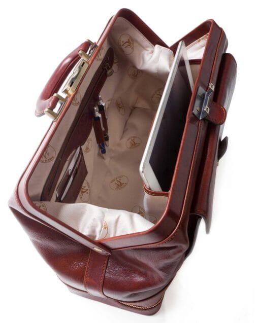 Doctor's bag with instrument compartment on the bottom - Image 10