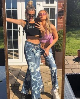 Slim Fit Slimming Versatile Personality Bootcut Pants