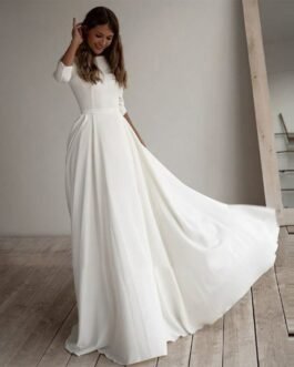 Long Temperament Commute Slim-fit Banquet Wedding Evening Dress