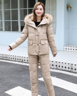 Women’s Down Padded Jacket Suit