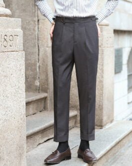 Retro Straight-leg Pants For Men