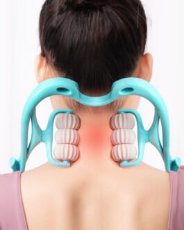 Multifunctional Manual Six-wheel Neck Massager Massage Relieve Roller Massage Tool
