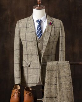 Men 3 Pieces Suit Set Men Wedding Suits Groom Tuxedos