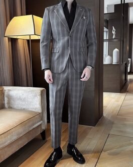 Leisure Suits For Men Business Formal Wear Two-piece Set