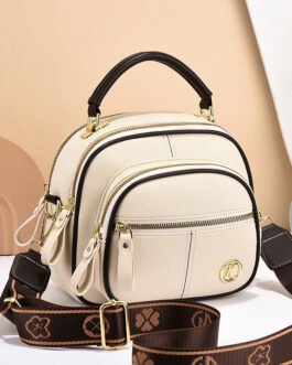 Versatile Crossbody Bag For Women Multi-zipper Design Shoulder Bags With Portable Fashion Handbags Small Square Bag