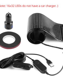 USB Programmable LED Pixel Matrix Soft Screen