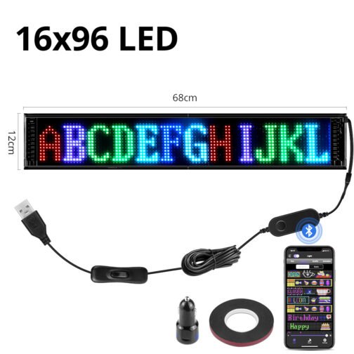 USB Programmable LED Pixel Matrix Soft Screen - Image 6